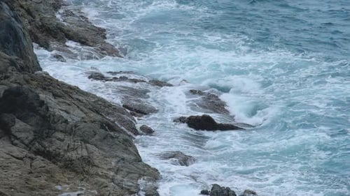 Ocean Shore Schaumwellen