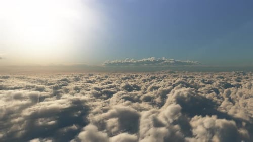 Tageslicht in die Wolke 0,5 4K