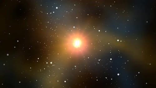 Fond de boucle de tableau d'étoiles lumineuses