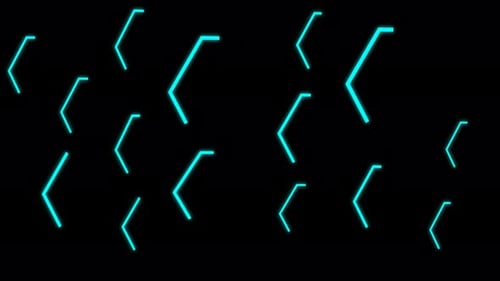 Hintergrundanimation mit Hexagon-Effekt 4K