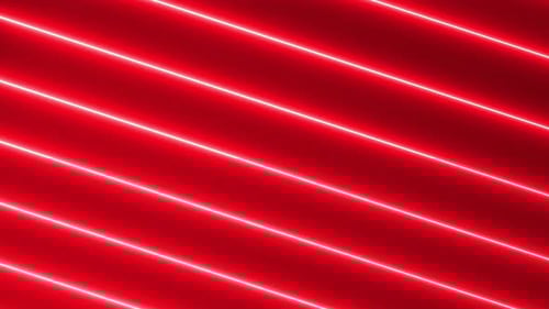 Dynamic Glowing Red Parallel Lines Abstract Motion Background