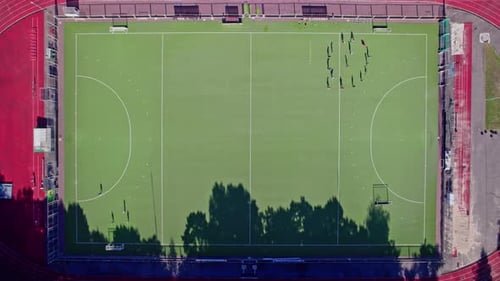 Small City Stadium for Soccer