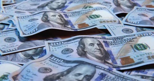 Dollar américain Loop - 4K