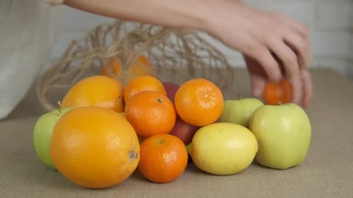 Bolsa ecológica con vitaminas