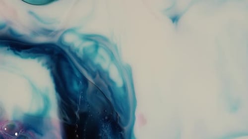 Abstract Marbled Texture of Moving Fluids