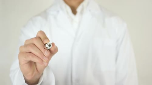 Writing Good Health On Clear Surface