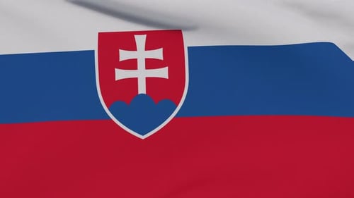 Flag Slovakia Patriotism National Freedom Seamless Loop