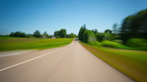 Trip on a rural road