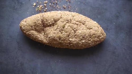 Seeded Bread Topped with Seeds