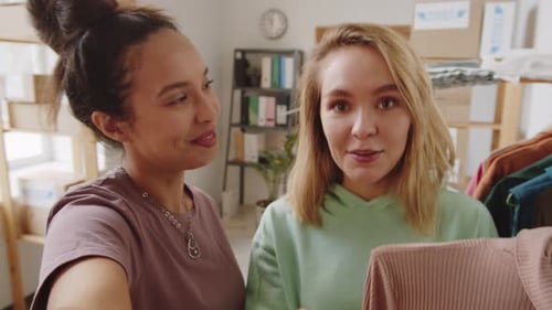 Two Women Selling Fashion Online, Ecommerce