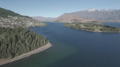 Queenstown desde el aire