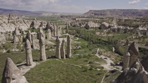 Landscape in Cappadocia, Turkey