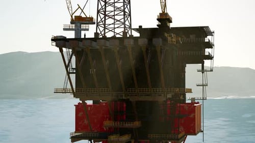 Oil Drill Rig Platform