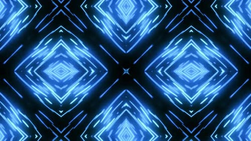 Blaue und schwarze Abstraktion mit wechselnden Formen