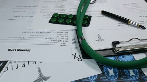 Medical Prescriptions For Medicines In The Hospital