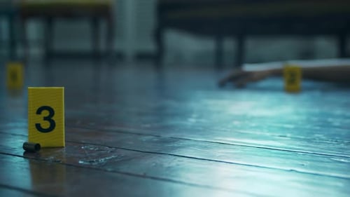 Evidence at an Indoor Crime Scene