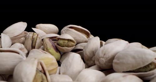 Close Up of Pistachios in Shell