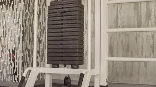 Pulldown Machine in Gym