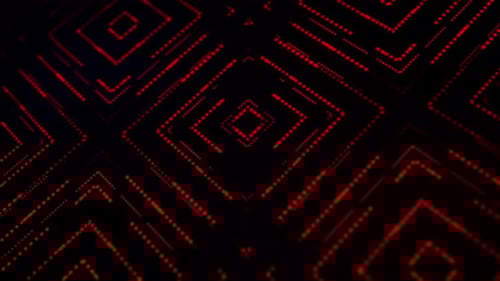 Abstract Digital Tech Pattern Loop Background