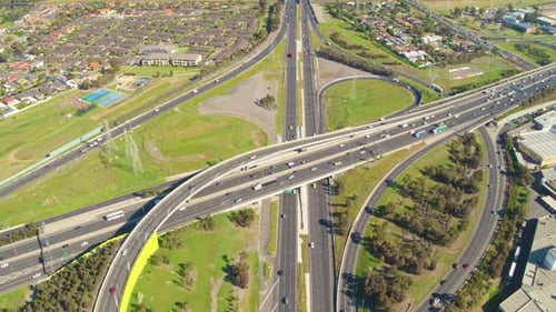 Motorway Overhead View