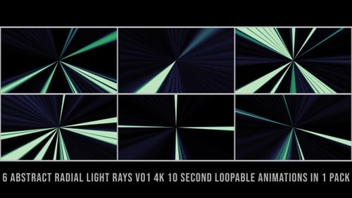 Multipurpose Radial Rays Green Pack V01