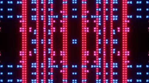 Vj Loop Animation Of Pixel Mosaic Ver06 02