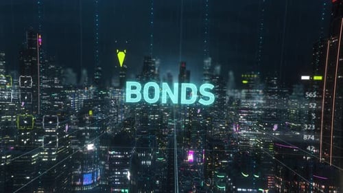 Digital Abstract Smart City Bonds Title