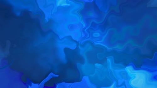 Abstract Blue Fluid Motion Background Loop