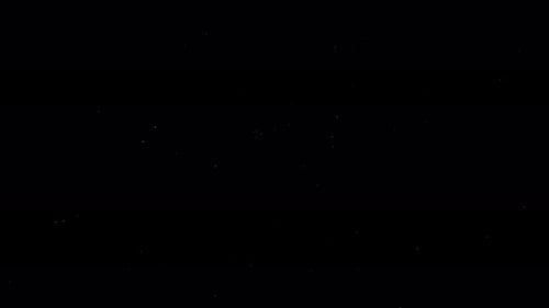 Abstract Space Background with Animated Particles