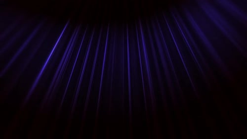 Fluid Shimmering Blue Light Rays Abstract Motion Background