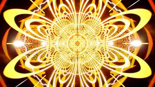 Tunnel de forme traditionnelle asiatique 4K 01