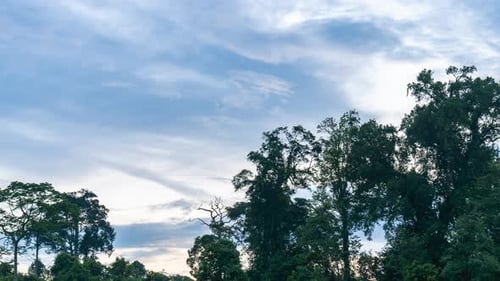 4k timelapse of mountain layers with cloud, nature landscape view