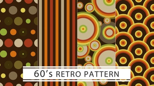 60er Jahre Retro-Muster