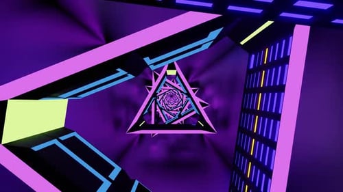 Triangle Sci Fi Vj Loop