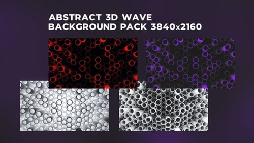 Abstrakte 3D-Welle