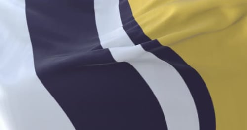 Abstract Fluid Waving Striped Fabric Background