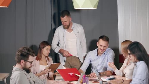 Business Team Meeting in Office