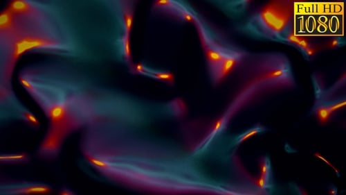 Abstract Waves Video Background Vj Loops V5