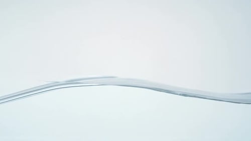 Slo-motion water moving in wave