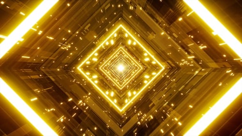 Glittering Gold Tunnel