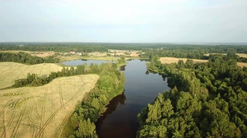 Beautiful Landscape Of Lake Luchinovka 05