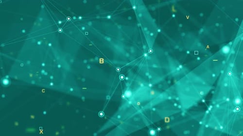 Arrière-plan numérique du réseau 4K Technologic (bouclable)