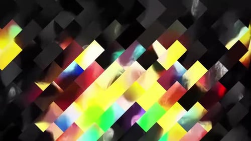 Vibrant Geometric Abstract Color Grid Transition Background