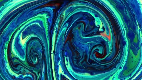 Abstract Swirling Colors Fluid Motion Background