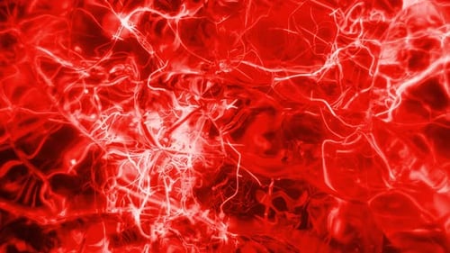 Intelligent Brain Neural Data Network Red