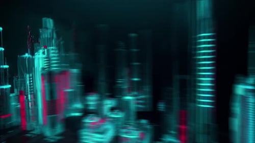 Futuristic Data Driven Financial Title Reveal