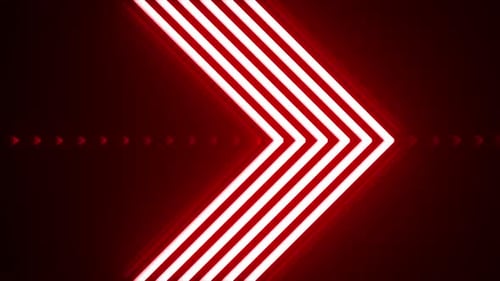 Glowing Neon Arrows V2 Hd