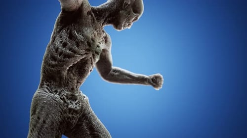 Decaying Animated Zombie Figure for Horror Content