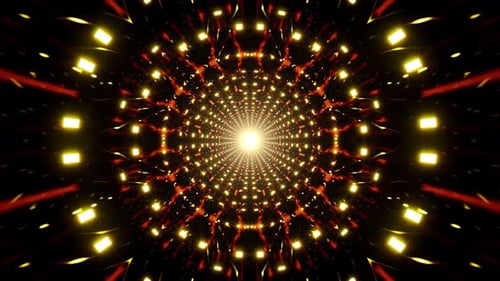 Glittering Intricate Dotted Lights Art Background