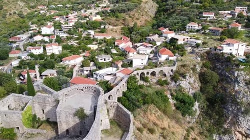 Drone View of Ancientt Fortress